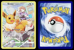 EEVEE TG11/TG30 HOLO BRILLIANT STARS TRAINER GALLERY POKEMON LP - Image 3