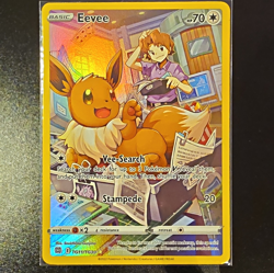 Pokemon TCG Eevee TG11/TG30 Swsh09 Brilliant Stars TG Holo Ultra Rare EN 2022 - Image 1