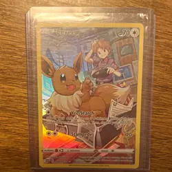 Pokemon TCG Eevee TG11/TG30 SWSH09 Brilliant Stars TG Holo Full Art UR 70HP EN - Image 1