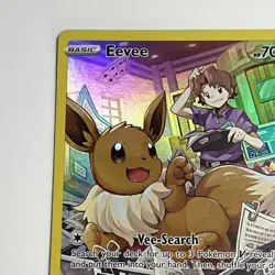 Eevee - Brilliant Stars - Full Art Holo - NM TG11/TG30 - Pokemon TCG - Image 2
