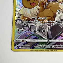 Eevee - Brilliant Stars - Full Art Holo - NM TG11/TG30 - Pokemon TCG - Image 5