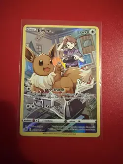 Eevee TG11/TG30 Holo Brilliant Stars Trainer Gallery Pokemon NM/M - Image 1