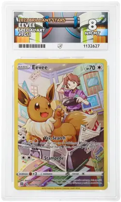 Pokemon TCG Eevee TG11/TG30 Swsh09: Brilliant Stars Trainer Gallery Holo ACE 8 - Image 1