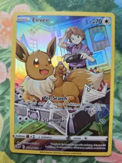 Eevee - Sword & Shield: Brilliant Stars (TG11/TG30) Trainer Gallery Pokemon NM - Image 1