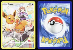 EEVEE TG11/TG30 HOLO BRILLIANT STARS TRAINER GALLERY POKEMON LP - Image 3