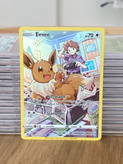 Pokemon Eevee TG11/TG30 Trainer Gallery Card Brilliant Stars English NM/Mint - Image 1