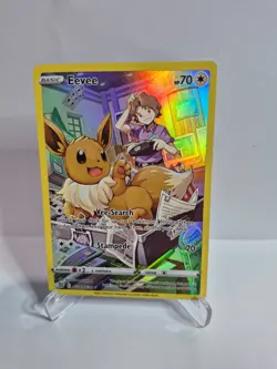 Pokemon TCG Eevee Sword & Shield Mfg: Brilliant Stars Tg11/Tg30 Holo Secret Rare - Image 1
