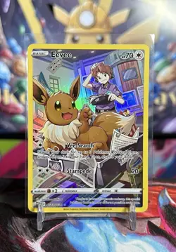 Pokemon Eevee TG11/TG30 Trainer Gallery Card Brilliant Stars English NM/Mint - Image 1