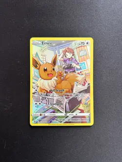 Eevee TG11/TG30 Swsh09: Brilliant Stars Trainer Gallery Holo Pokemon - Near Mint - Image 1