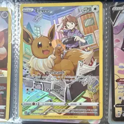 Pokemon TCG Eevee TG11/TG30 Brilliant Stars Trainer Gallery Full Art Holo EN - Image 1