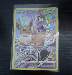 Pokemon Eevee TG11/TG30 Swsh09 Brilliant Stars TG Ultra Rare Full Art Holo NM - Image 1
