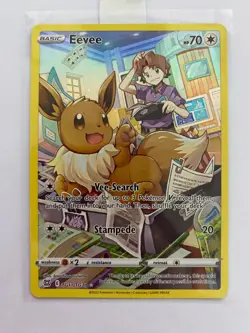 Pokemon TCG- Eevee Tg11/tg30 - Brilliant Stars - Trainer Gallery - NM - Image 1