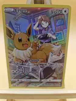 Pokemon TCG Eevee TG11/TG30 – Trainer Gallery Ultra Rare – Brilliant Stars – NM - Image 1