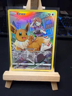 Pokemon TCG Eevee TG11/TG30 – Trainer Gallery Ultra Rare – Brilliant Stars – NM - Image 1