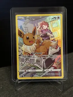 Pokemon TCG Eevee Sword & Shield : Brilliant Stars Tg11/Tg30 Holo Secret Rare - Image 1