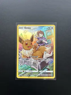 Pokemon TCG Eevee Trainer Gallery Card Brilliant Stars TG11/TG30 - Image 1