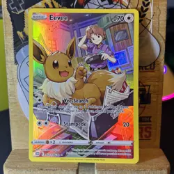 Pokemon Eevee TG11/TG30 Brilliant Stars Trainer Gallery Full Art. NM - Image 1