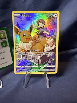 The Pokemon Company Eevee TG11/TG30 SWSH09 Brilliant Stars Holo Ultra Rare 70 HP - Image 1