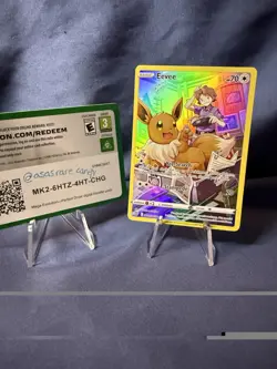 The Pokemon Company Eevee TG11/TG30 SWSH09 Brilliant Stars Holo Ultra Rare 70 HP - Image 2