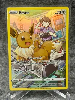Pokemon Eevee TG11/TG30 Trainer Gallery Ultra Rare Brilliant Stars 2022 - Image 1