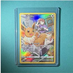 Pokemon Eevee Full Art Ultra Rare Holo TG11/TG30 Swsh09 Brilliant Stars - Image 1