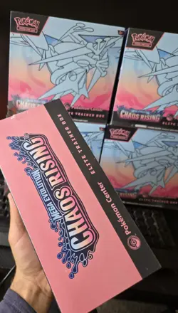 Pokemon Center Pokemon TCG Mega Evolution—Chaos Rising Elite Trainer Box X1 - Image 2