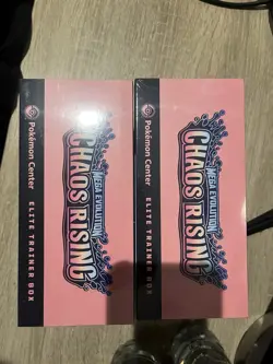 2x Pokemon TCG: Mega Evolution-Chaos Rising Pokemon Center Elite Trainer ✅ NEW - Image 2