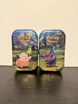 Lot Of 2 Pokemon TCG: Mega Evolution: Ascended Heroes Mini Tin Factory Sealed - Image 1