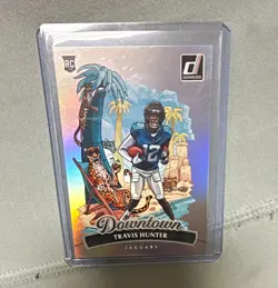 Panini Donruss 2025 Football Downtown Travis Hunter Jaguars RC #13 Insert - Image 1