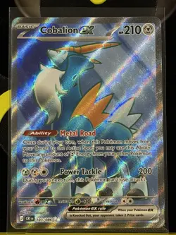 The Pokemon Company Cobalion EX 103/086 Chilling Reign Holo Full Art UR English - Image 1