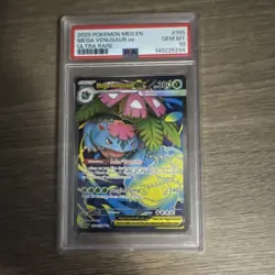 Mega Venusaur EX PSA 10 Ultra Rare Holo 155/162 Pokemon MEG EN English 2025 - Image 1