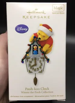 Hallmark Keepsake Disney Pooh-koo Clock Winnie The Pooh Ornament-4-15-93 - Image 1