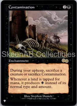 MTG SkeenAB Contamination The List Reprints NM - Image 1