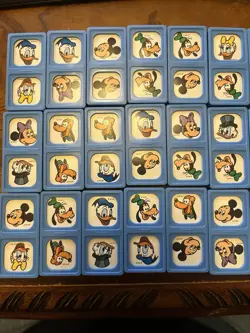 Disney Dominoes 1976 Vintage 28 Piece Set By Whitman Original Box - Image 2