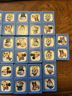 Disney Dominoes 1976 Vintage 28 Piece Set By Whitman Original Box - Image 4