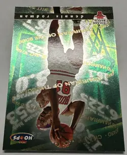 1997-98 NBA Hoops Dennis Rodman NBA Chairman of the Board #3 HOF "The Worm" - Image 3