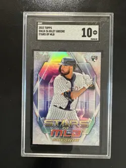 2023 Topps Baseball Riley Greene Stars Of The MLB Rookie Insert SGC 10 Tigers - Image 1