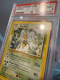 Beedrill 17/102 #17 Pokemon Base Set 1999 TCG Unlimited - MINT PSA 9 - Image 4