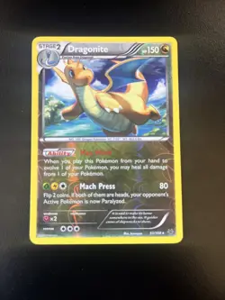 Dragonite Reverse Holo Rare 51/108 2015 XY Roaring Skies 51/108 Pokemon Card - Image 1