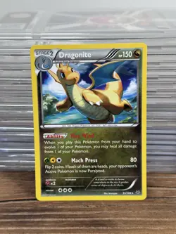 Dragonite 51/108 Non Holo Rare Roaring Skies XY Pokemon Card - Pack Fresh NM - Image 1