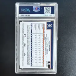 2025 Topps Trey Sweeney #67 Rainbow Foil PSA 10 Detroit Tigers Rookie !|POP 1|! - Image 2