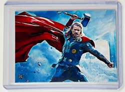 Thor Limited Edition Artist Signed “Chris Hemsworth” Trading Card 2/10 - Image 1
