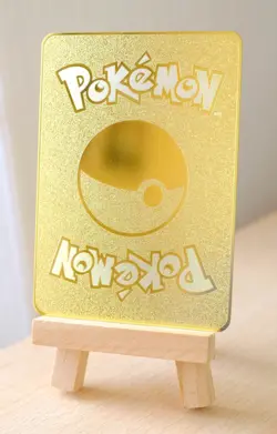 Pokemon Card PIKACHU VMAX GOLD METAL Card - Display Gift - Image 3