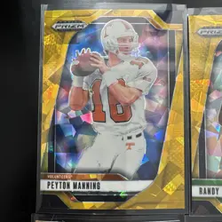 (9x) 2025 Prizm Draft Picks Gold Cracked Ice LOT Peyton Manning Randy Moss Henry - Image 2
