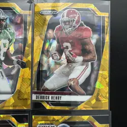 (9x) 2025 Prizm Draft Picks Gold Cracked Ice LOT Peyton Manning Randy Moss Henry - Image 4