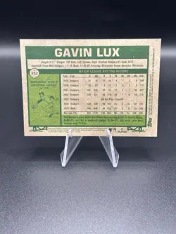 2026 Topps Heritage - Gavin Lux #352 Gold Chrome Refractor /50 Reds - Image 2