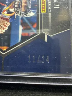 2023 Panini Mosaic Tim Tebow #71 Gold Sparkle Prizm 11/24 - Image 3
