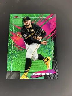2026 Topps Finest Baseball PAUL SKENES /99 Rare Pirates #10 - Image 1