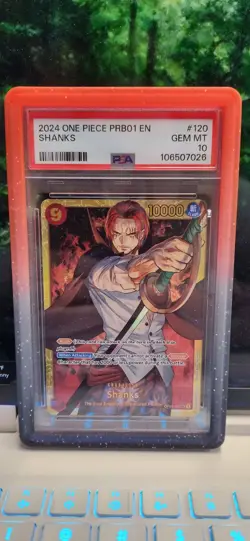 Shanks (Manga) OP01-120 Romance Dawn Foil PSA 10 GEM MINT - Image 1