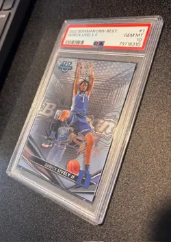 2022-23 Bowman University Best - Dereck Lively #1 Refractor (RC) PSA 10 - Image 1